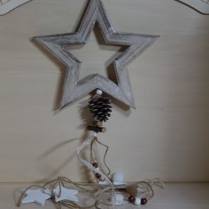 Décorations de Noël à suspendre Suspension étoile et ses 3 étoiles