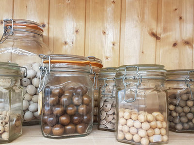 Décorations Boules et perles en bois 