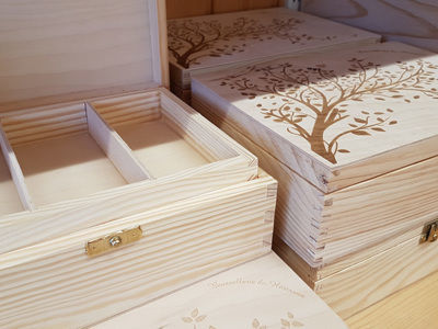 Boîtes Boîtes à couture en bois