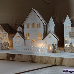 Villages de Noël Village blanc GM